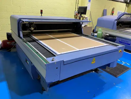 Click Here To Enlarge This Photo Of Sei ME603 Laser Cutting System